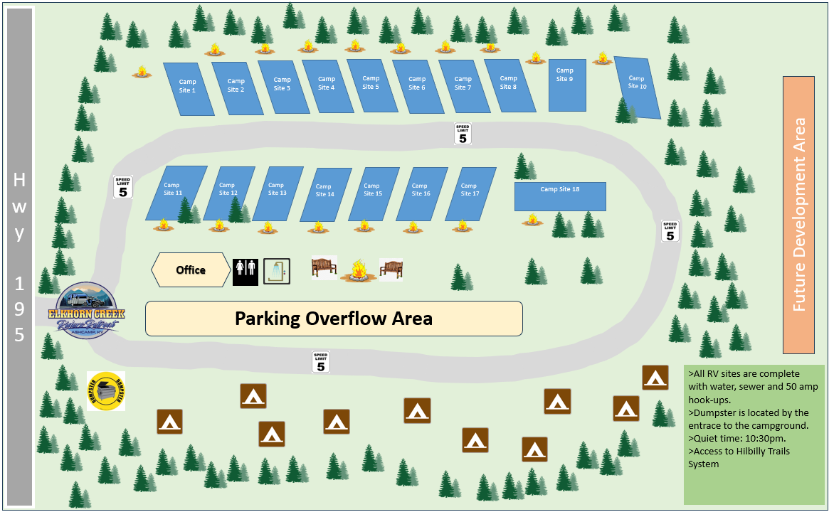 Elkhorn Creek Park Map